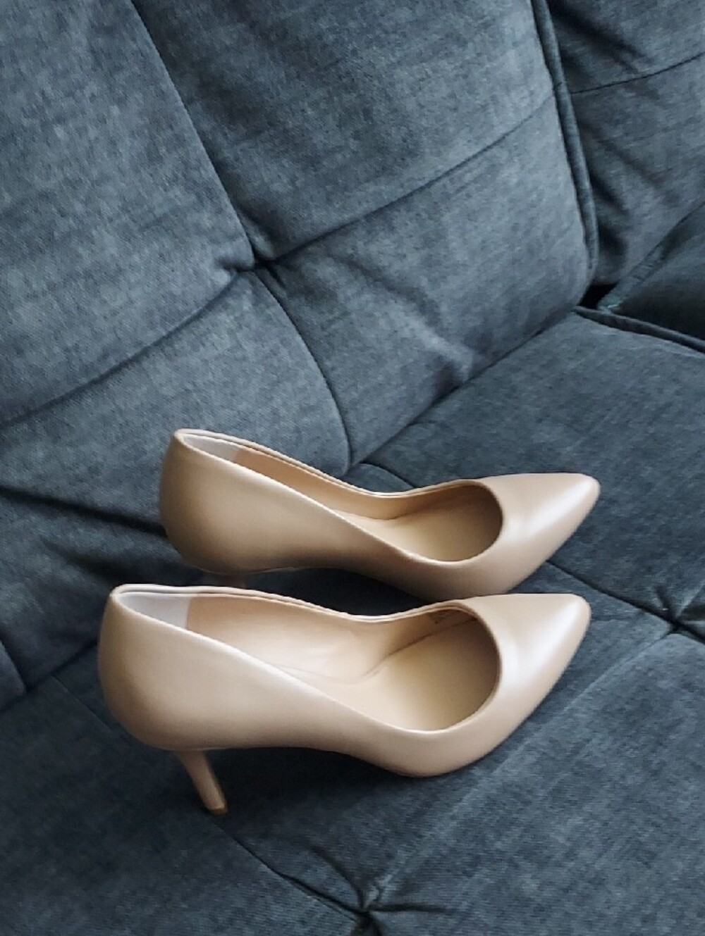 INC International Concepts Nude Pointed-Toe Pumps - Picture 4 of 4